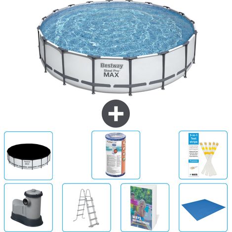 Bestway Bestway Steel Pro MAX Ronde - 549x122 cm - 8-pièces  S594 (1/3)