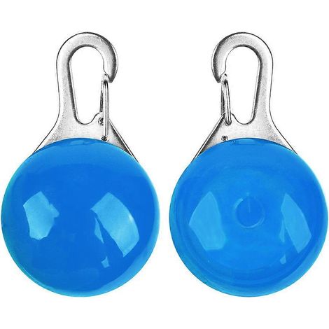 2x Lampe de sécurité LED pour collier de chien, clip lumineux de nuit, pendentif clignotant pour animal de compagnie ( )