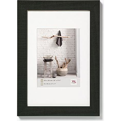 Walther Design Home Cornice per foto, legno, nero, 20 x 30 cm (1/5)