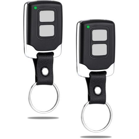2 x télécommande d'ouverture de porte de garage pour Lift Master Chamberlain artisan télécommande d'ouverture de porte de garage 893lm 893max 891lm 971lm 973lm 371lm 373lm rouge orange vert jaune viol