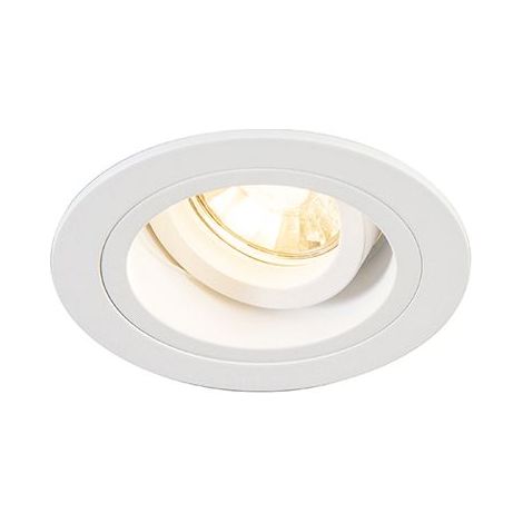 chuck - LED Spot encastrable - 1 lumière - Ø 92 mm - Blanc - Moderne - éclairage intérieur - Salon I Chambre I Cuisine I Salle à manger (1/4)