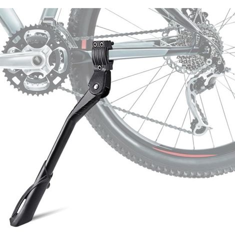 Soporte para bicicleta para adultos (1 unidad) - Soporte ajustable de aluminio de 61 a 74 cm (24 a 29 pulgadas) - Antideslizante - Robusto y duradero - Negro - Apto para bicicletas de montaña, urbanas
