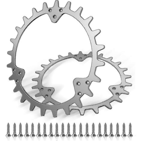 Crampons en aluminium pour une meilleure traction, compatibles avec les tondeuses Husqvarna Automower 420/320/430x/435x/440/450x. Ébavurés et dotés de crampons de 255 mm pour roues hors-piste. (1/5)