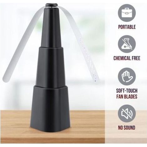 Ventilateur Anti-Mouche, répulsifs Anti-moustiques sans Utiliser de Produits Chimiques,extensible Portable-1pc-MHZB (1/5)