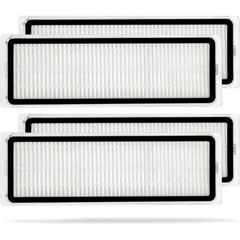 Filtre HEPA pour Dreame L10 Prime, 4 Filtres Accessoires pour Robot Aspirateur Dreame D10 Plus Gen2, L10s Ultra, L10s Pro Gen 2, D20 L10s S10 D10 Plus, Pièces de Rechange de Nettoyage Lavable-Muntra (1/4)