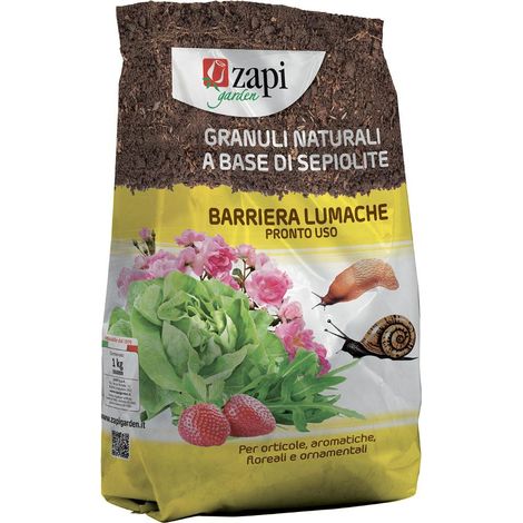 Repellente Naturale Lumache e Limacce in Granuli - Busta 1kg - 12 pz - ZAPI (1/3)