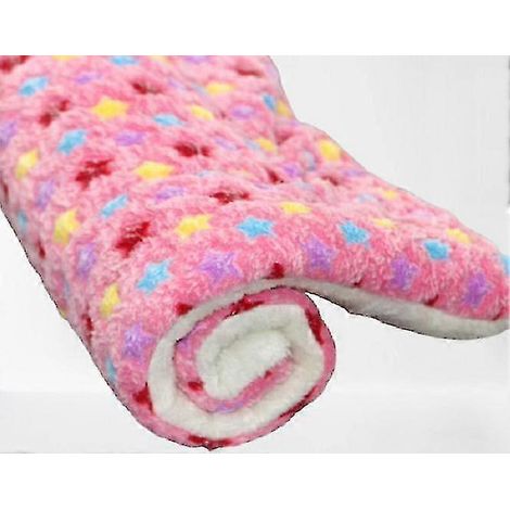 Dicke, warme Haustiermatte für Katzen und Hunde, Katzenstreumatte, Hundematte XL, Rosa (1/3)