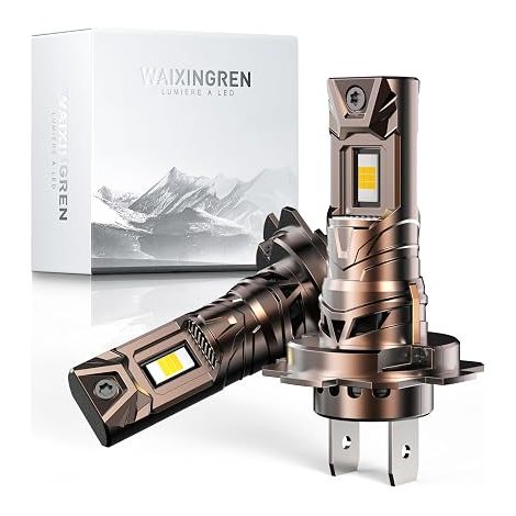 H7 LED Bulb Ventilated 32000LM 100W 6500K White Light (1/5)