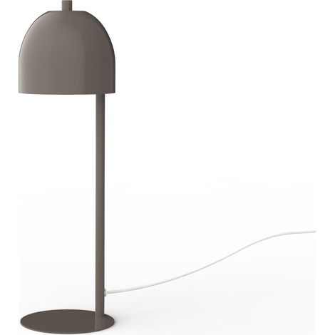 LUMICOM  CAMPANELLA Tavolo, 1XGU10, max 42W, metallo, tortora lucido, D12cm (1/2)