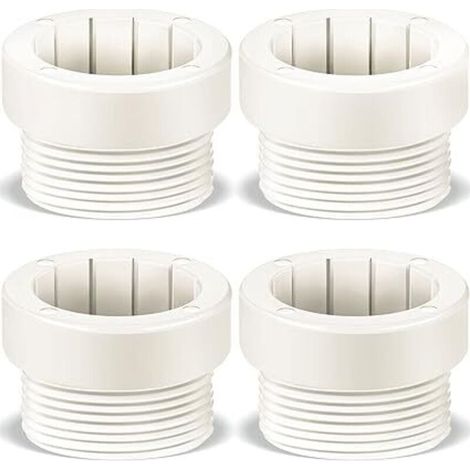 Adaptateur stabilisateur de parasol de piscine fileté de 1,75 pouce pour terrasses extérieures. (1/4)