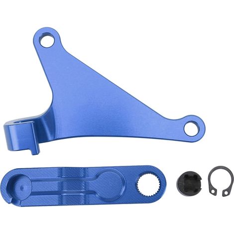 Ortviai Support de levier d'embrayage rallongé pour Yamaha Tenere 700 / XTZ700 / R7 / XSR700 / MT-07 – Aluminium anodisé bleu