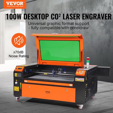 Graveur Laser CO2 Machine de Gravure Découpe Laser 100 W Zone de Travail 600x900 mm Vitesse de Travail 0-500 mm/s, avec Assistance… (1/5)