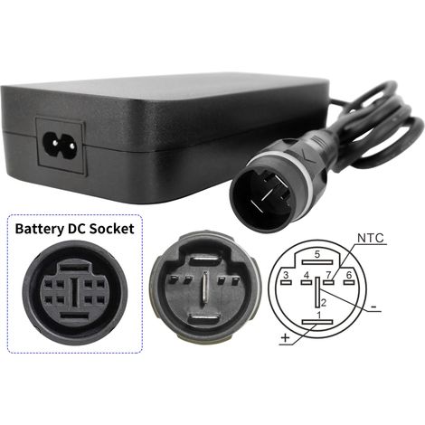 PowerSmart Chargeur 42 V 4 A pour batterie 36 V de Merida / Raymon / Rose / Winora (1/5)