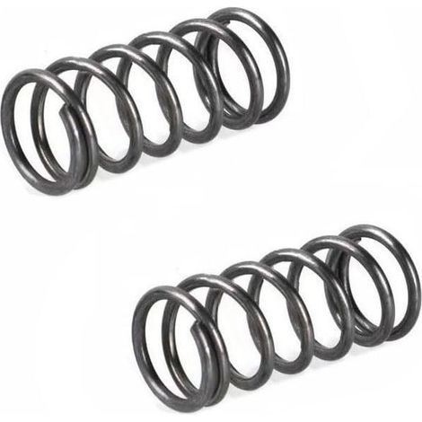 2 Pièces - Ressort De Compression - Acier À Ressort - Haute Élasticité Et Résistance À La Fatigue - Pour Mécanisme Industriel - Argent - 60x25mm (1/3)