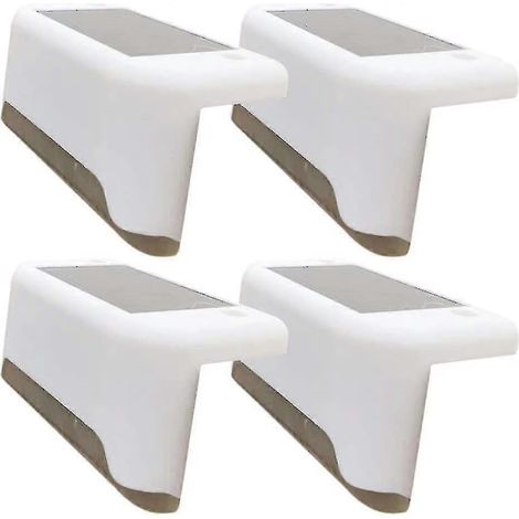 Lampe solaire blanche - 4 pièces (1/5)