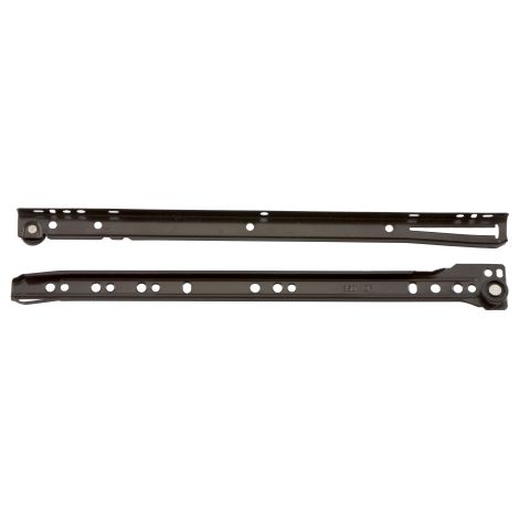 paire de guides pour tiroirs en acier brun guide d&39accessoires tiroir 40 cm