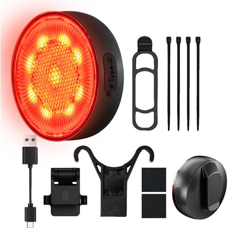 Éclairage Vélo À LED - Feux de Vélo Route avec Détection de Freinage - (1/5)
