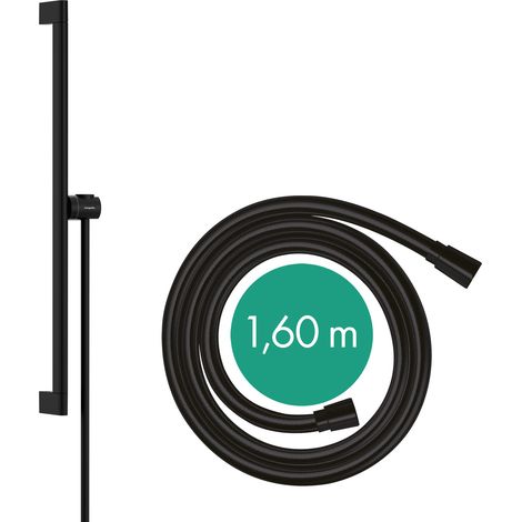 Hansgrohe Unica - Asta doccia 66 cm con flessibile doccia, nero opaco 24402670 (1/5)