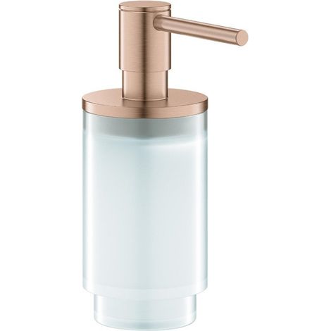 Grohe Selection - Dispensador de jabón líquido, cristal/Warm Sunset cepillado 41028DL0