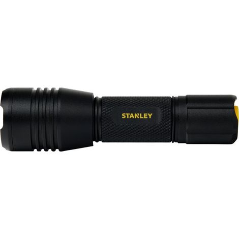 Stanley Black Hand Torch 100lm 3W Integrated LED Flashlight with Adjustable Beam (1/5)