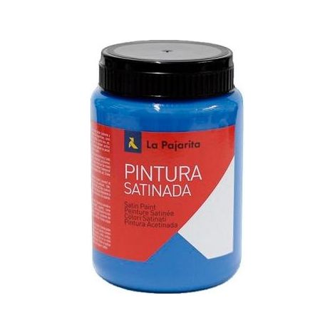 LA PAJARITA TÉMPERA ESCOLAR BOTE DE 375ML SATINADA CYAN L-26