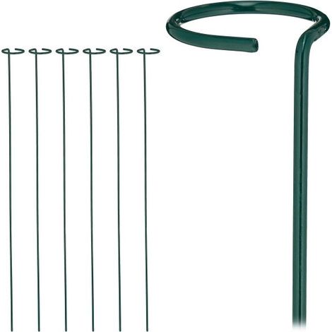 Set of 6 dark green plant support (1/5)