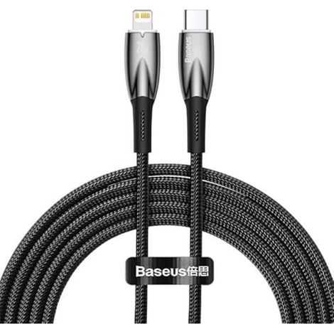 Câble Usb-C Vers Lightning - 20 W - 2 M - Noir (1/5)