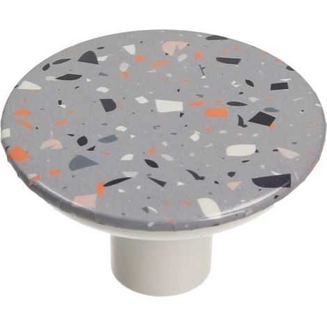 Pomello GX01, bianco, grigio terrazzo (1/3)