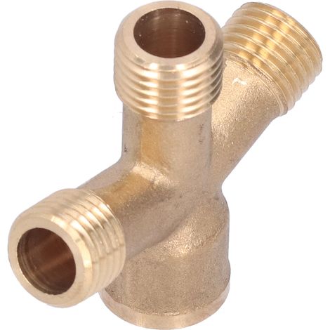Raccord en croix pour tuyau d'arrosage, filetage M14, connecteur 4 voies, pour pulvérisation agricole (1/5)