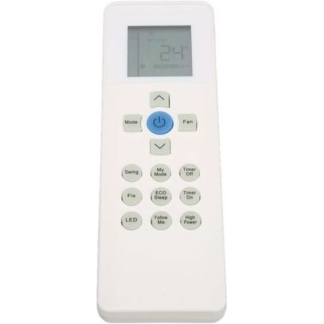 1 Télécommande Climatiseur Carrier RG67N BGEF RG67V,ABS,Boutons Sensibles,Pile AAA Non Incluse (1/5)