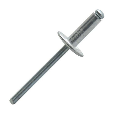 Scell-It – Rivet alu standard tête large 4.8mm x 30mm – Boîte de 200 rivets pour assemblage solide – Résistance traction 2230N