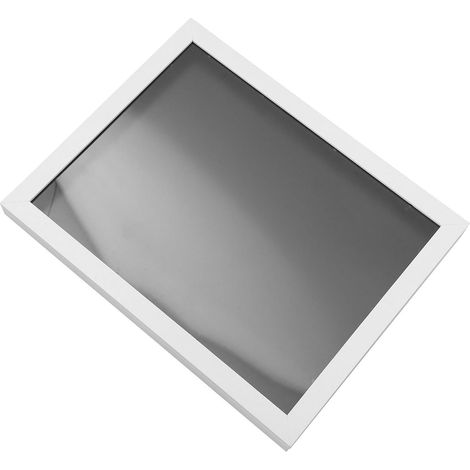 White Wooden Shadow Box Frame for Football Shirts, Reliable Protection and Elegant Design, Compatible with Sports Shirts, for Home or Office (1/5)
