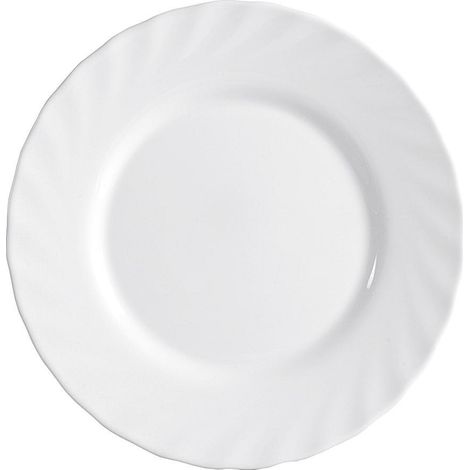 (6 u.) PLATO POSTRE TRIANON BLANCO