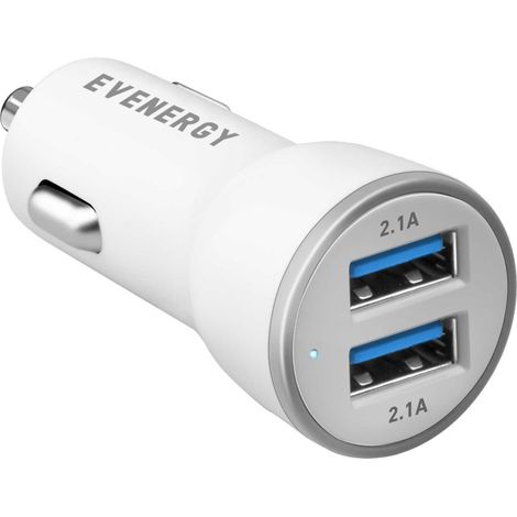 SBS Fast Charge Autoladegerät ECPKCR2USB2AW 2,1A dual USB