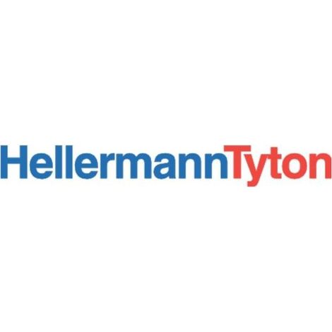 HellermannTyton 150-55610 T18RDP5-PA66-BK Fascetta per cavi 110 mm 2.50 mm Nero con ancoraggio a freccia e disco 500 pz (1/2)