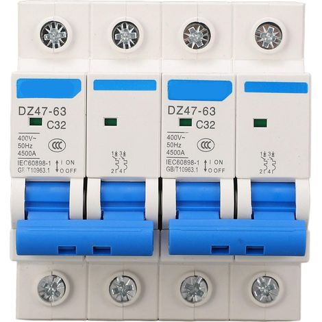 Disjoncteur Miniature, Disjoncteur De Verrouillage Berm, Montage sur Rail Din, Isolateur, Protection, Interrupteur d'air 2P 32a 400V (1/5)