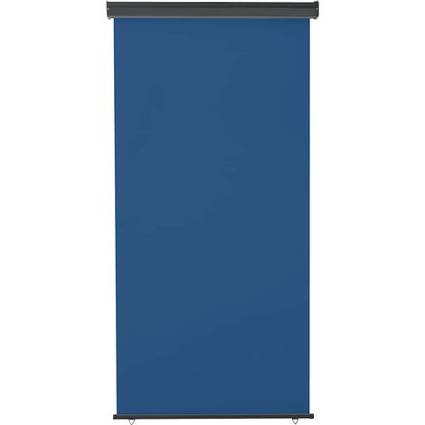 Auvent latéral de balcon 125x250 cm Bleu (1/5)