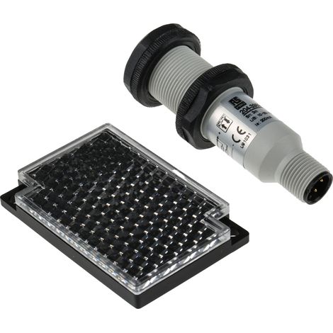 Capteur photoélectrique Réflexion rétro RS PRO, 3 m, Cylindrique, IP67 ( Prix pour 1 ) (1/5)