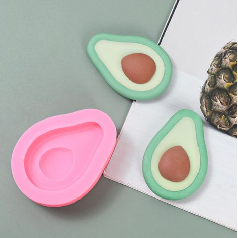 Silikon-Kerzenform – Avocado (1/5)