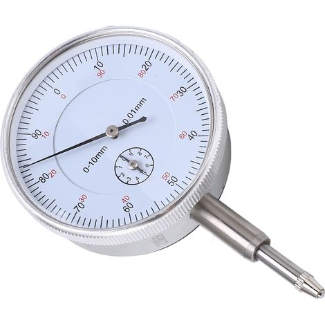 Comparateur mécanique à cadran précis type aiguille acier inoxydable laiton précision 0.01mm étendue 0-10mm usinage aviation moule (1/5)