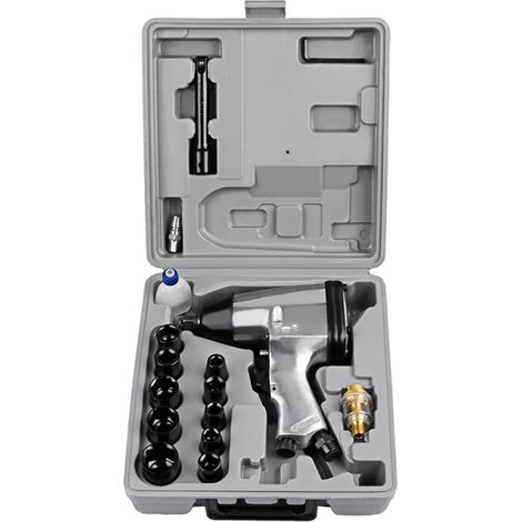 Chiave pneumatica da 1/2", coppia 330 N·m, utensile professionale (acciaio)