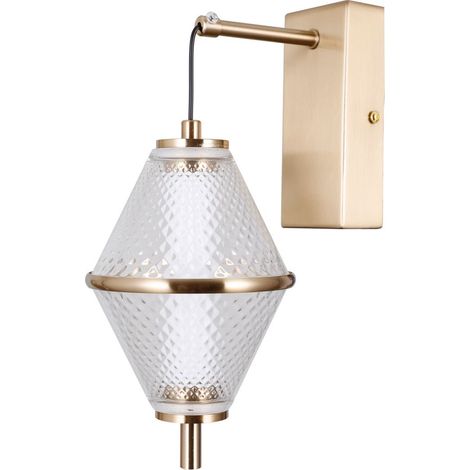 Lampada da parete Fuente LED oro ALU italux WL-34395-1-HBR (1/2)