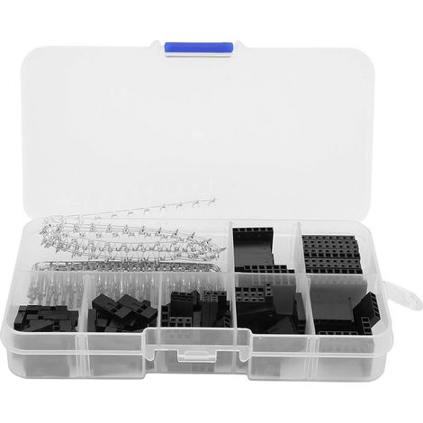 Kit de boîtier de connecteur de broche de cavalier de câble, 310 pièces, sertissage mâle, pas de Terminal femelle (1/5)