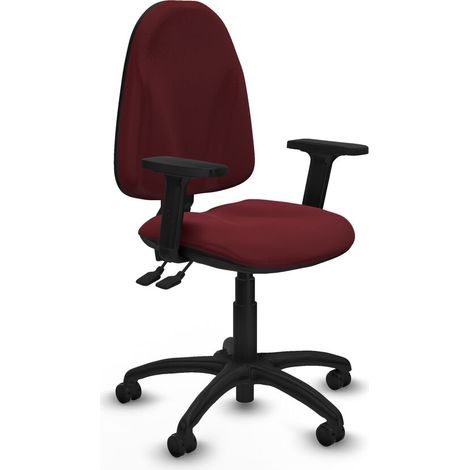 Sedia da Ufficio Algarra AS Piqueras y Crespo B2D01RP Rosso Granato (1/5)