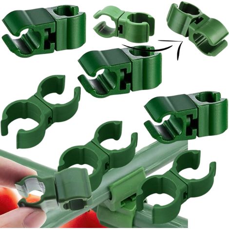 Connecteur pivotant à 360° (6 x 360°) pour tuteurs de jardin, support pour plantes (1/5)