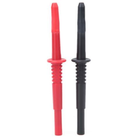 2pcs P5011 4mm Banana Plug Test Probe Connector Lead for Multimeter (1/5)