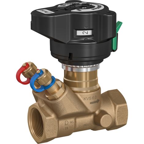 Régulateur de débit et vanne de mesure Leno MSV-D 50, Rp 2