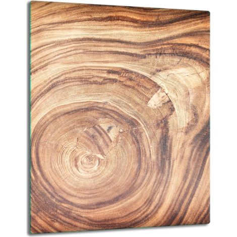 PIASTRA DI PROTEZIONE IN VETRO PER PIANO COTTURA A INDUZIONE 40x52 LEGNO (1/5)