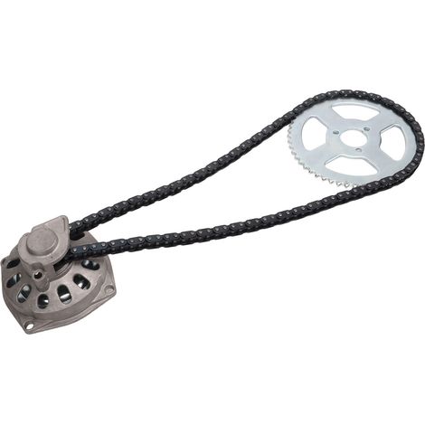 Boîte de vitesses 6T, tambour d'embrayage, carter d'embrayage, chaîne T8F, pignon 54 dents, compatible avec quads et motos tout-terrain 43cc et 49cc. (1/5)
