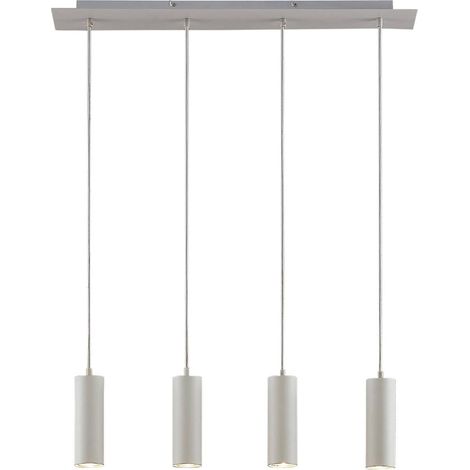 Lindby Lámpara colgante 'Joffrey' en Blanco de Metal